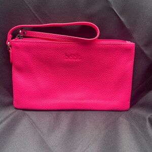 Beck Bag Wristlet in Flamingo Neon Pink